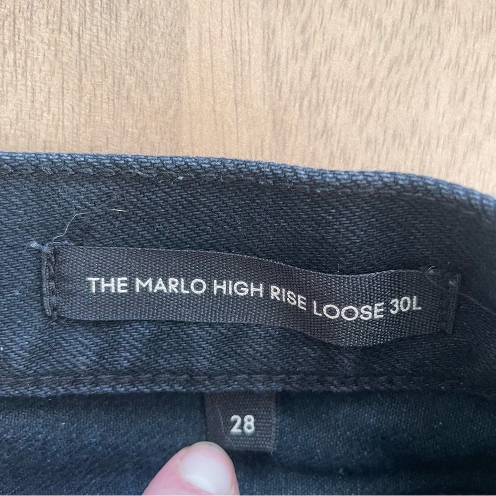 Denim Forum The Marlo High Rise Loose Jeans - Picture 9 of 14